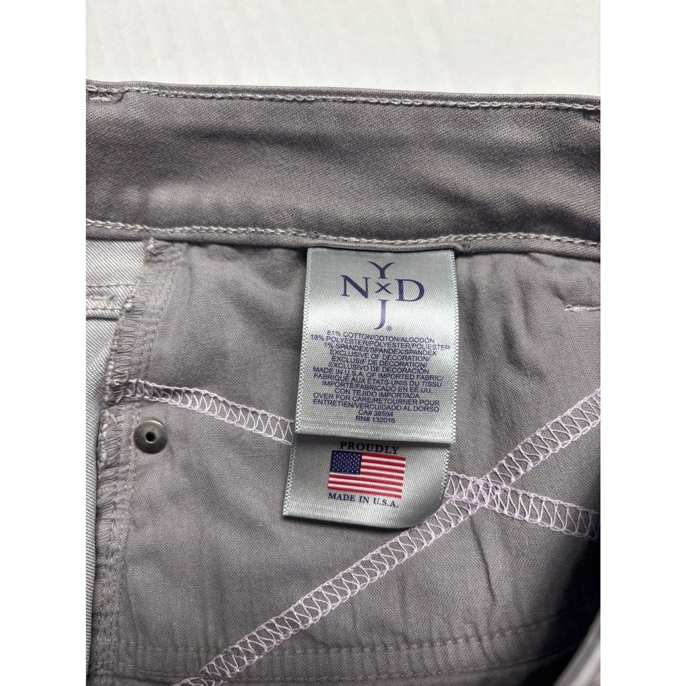 NYDJ Legging AnkleJeans Womens 12 Grey Lift Tuck Stretch Skinny Casual Travel - Picture 14 of 15